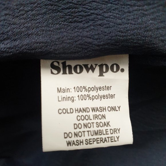 Showpo NWT | Size 10 | Long Sleeve Front Tie Up Consideration Mini Dress Lined - Picture 12 of 13